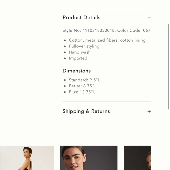 NWT Anthropologie Rainbow Smocked Top - Picture 4 of 4